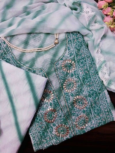 Chikankari kota suits for women