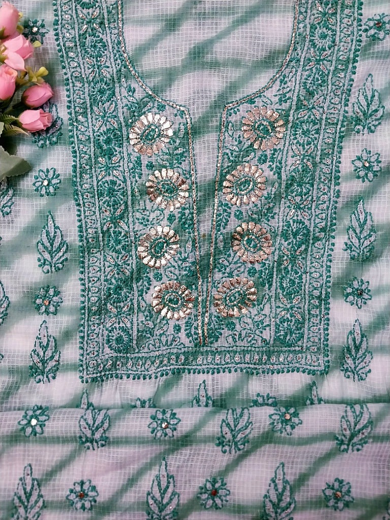 Chikankari kota suits for women