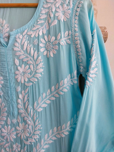 Ruhab Chikankari Modal Kurta