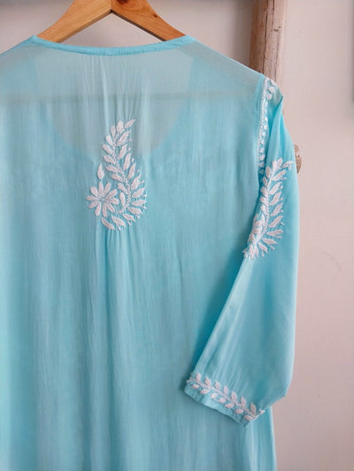 Ruhab Chikankari Modal Kurta