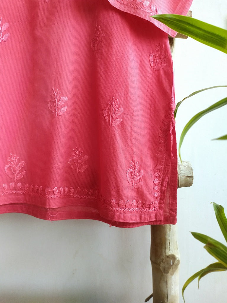 Chikan short kurti